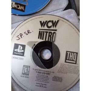 WCW Nitro For PlayStation 1 Sony Game Disc No Case